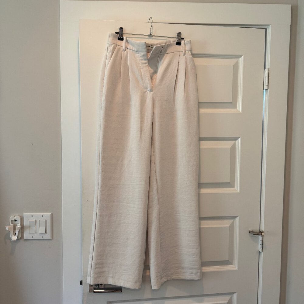 Abercrombie Sloane Tailored Pants, White